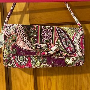 Bag Vera Bradley Knot Just A Clutch Very Berry Paisley Pocket Book Purse Bag